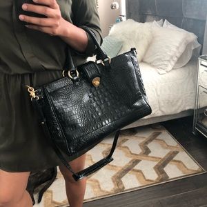 Brahmin Cross Embossed Bag